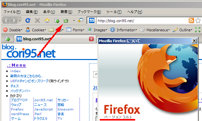 Firefox3.0.1にTab Mix Plusをインストール